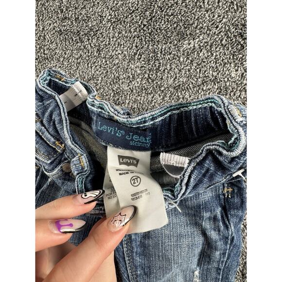 Toddler Levi Denim Skinny Jeans 2T - Picture 3 of 3